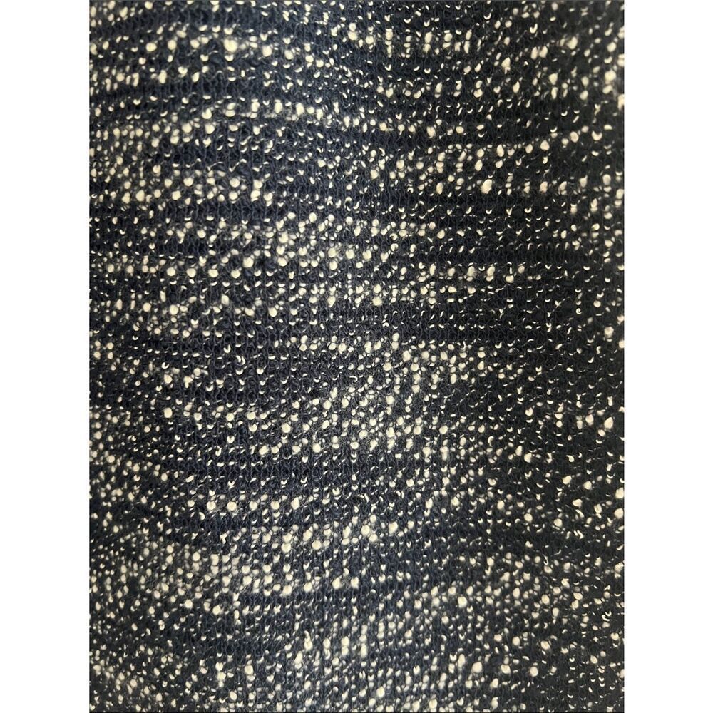 LOFT Petites Navy Boucle Tweed Mini Skirt Drawstring Waist SP - Picture 2 of 5